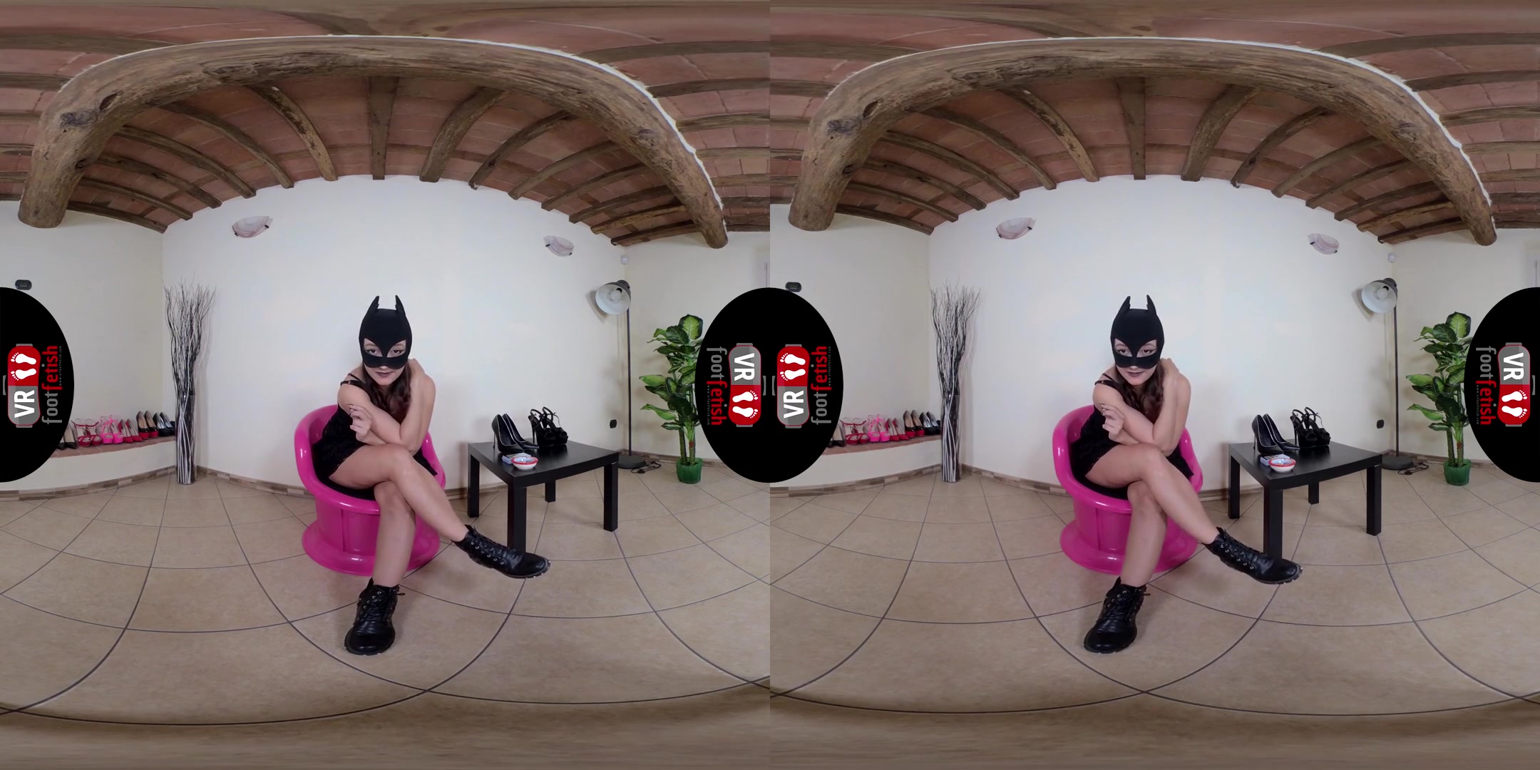 Stunningly Beautiful LadyNight Teasing you with Her Silky Feet; Foot Fetish Virtual Reality