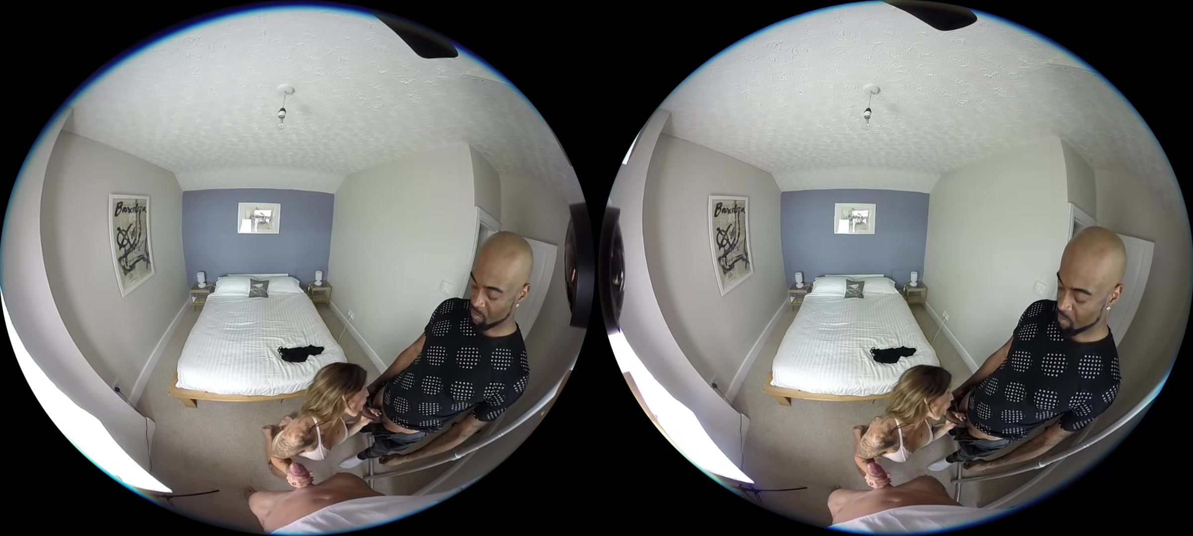 Dp Adreena Winters With Dru Hermes Frmo The Perspective Of Luke Hardy; Mfm Interracial Threesome