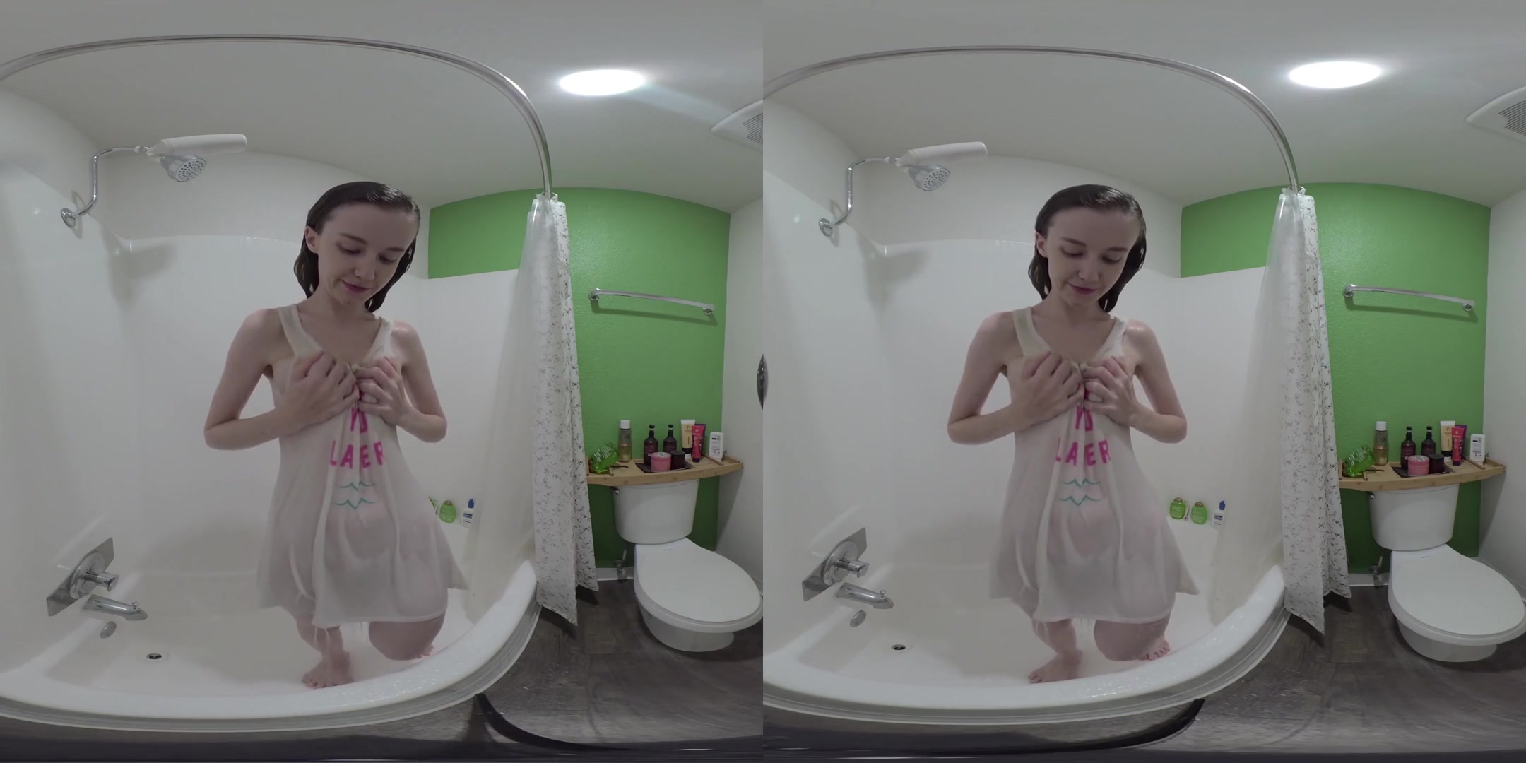 Wet-t Shower - Petite teen 18+ Shower Naked - SexLikeReal