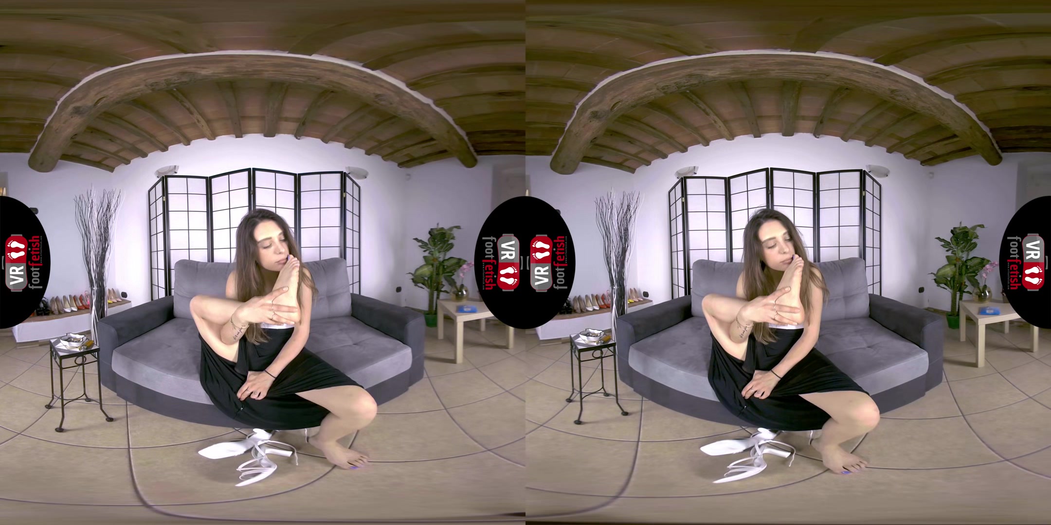 Violet's Cigar And Foot Tease Session