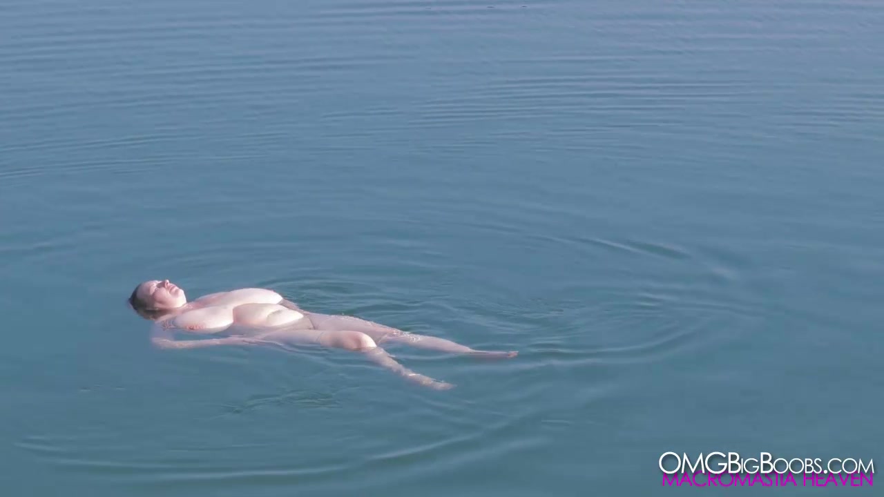 Lily loves naked swimming