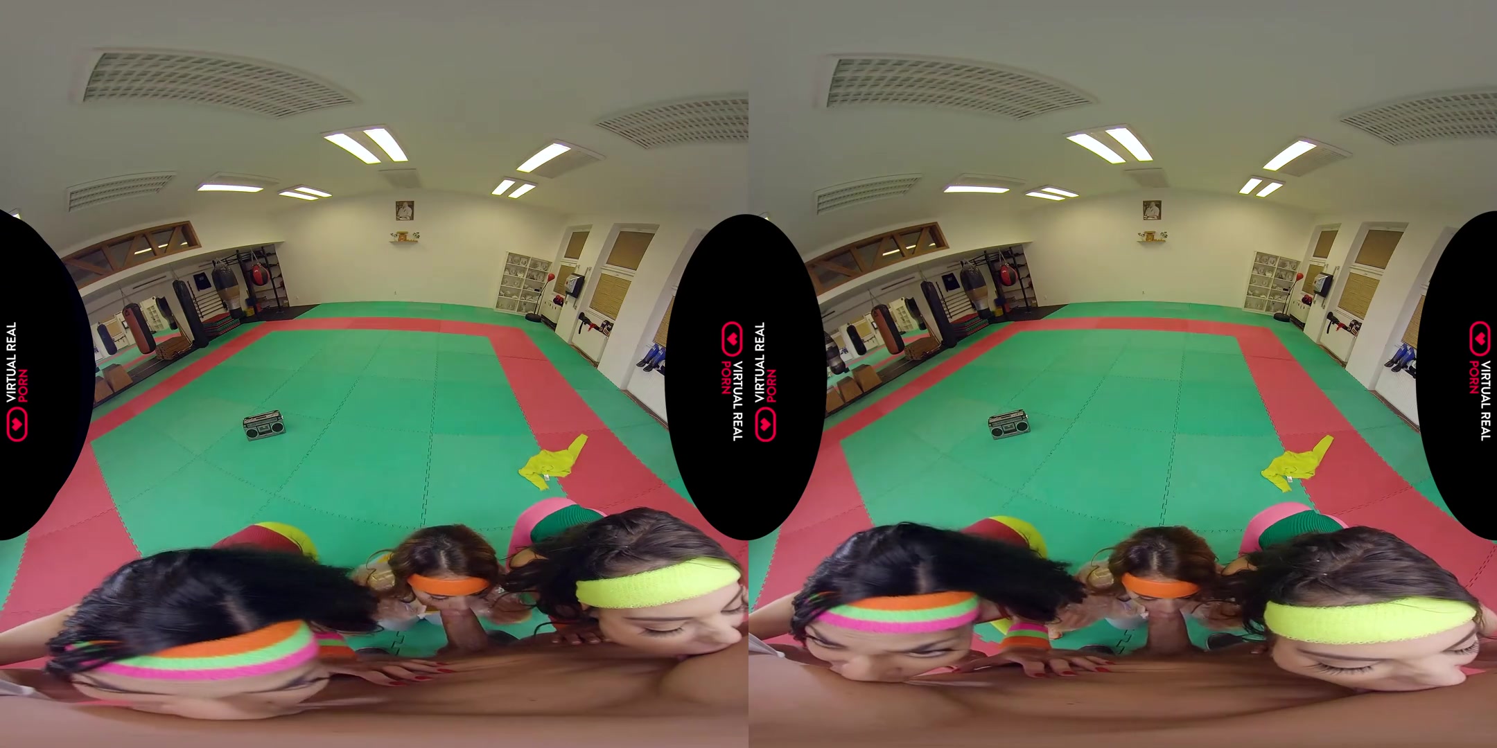 In The Back Of Aerobics - FFFM Orgy With Hot Pornstars