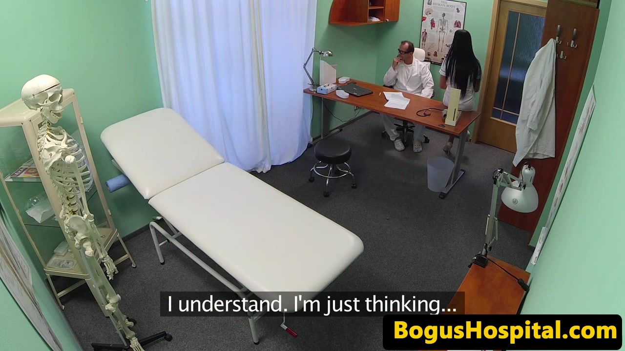 Euro patient cockriding doctor during exam