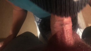 Swedish girl deepthroats and gags before swallowing