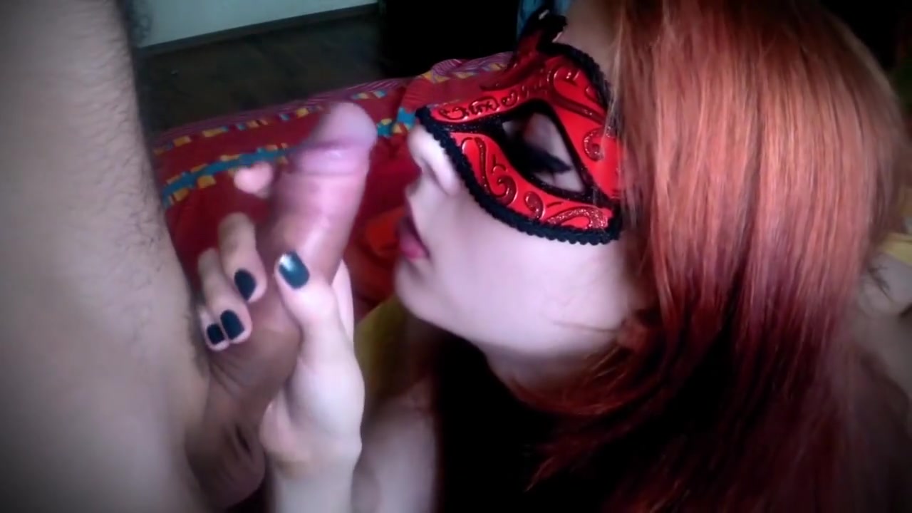 Sensual blowjob by cute redhead teen 18+