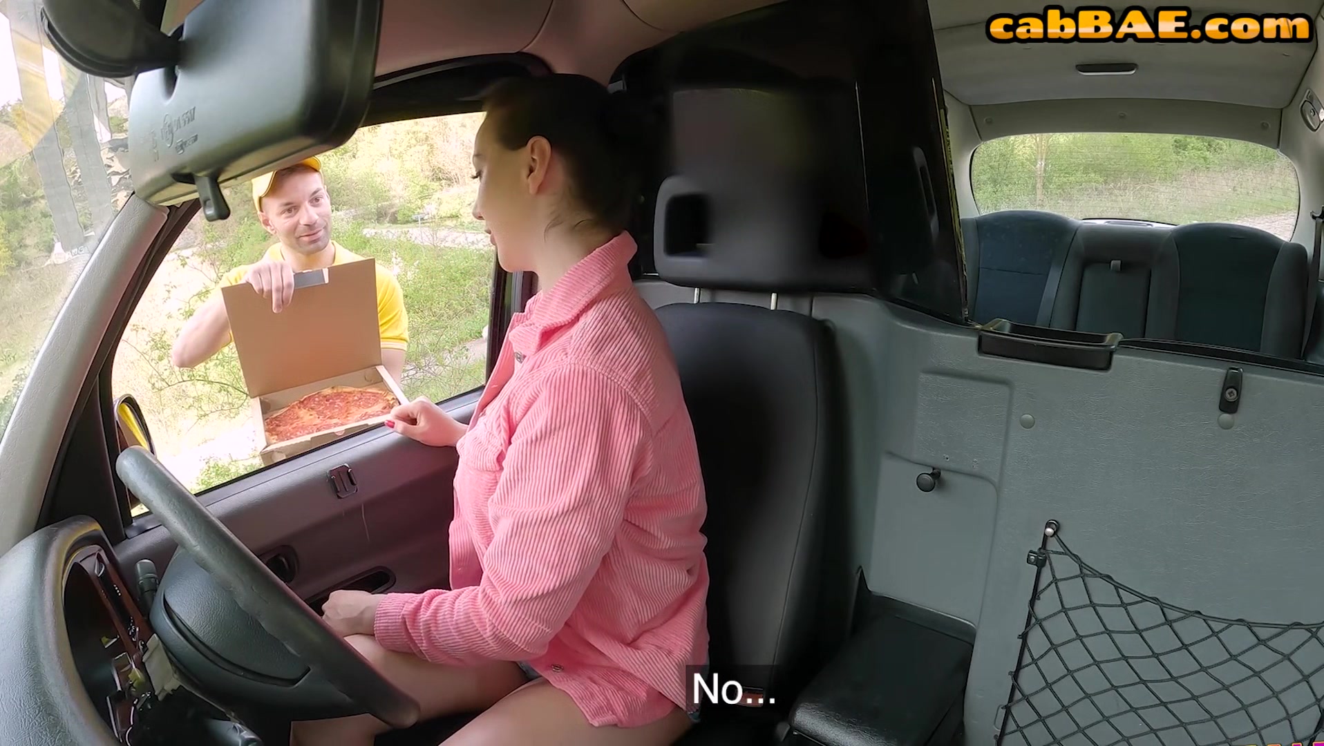 Cumthirsty bae cockriding hard in car