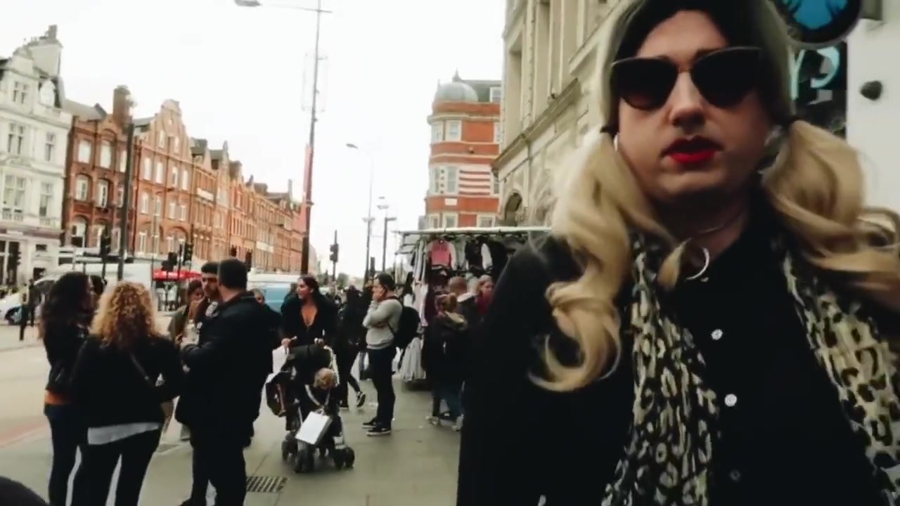TAKING SISSY FOR A WALK IN LONDON