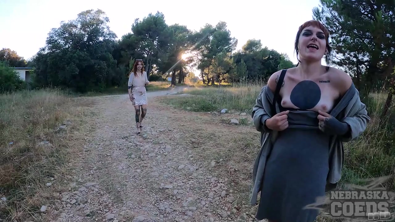 Tattoo Girl Brilla Risky Public Masturbation Wwii Fort Getting Caught Finishing At Home