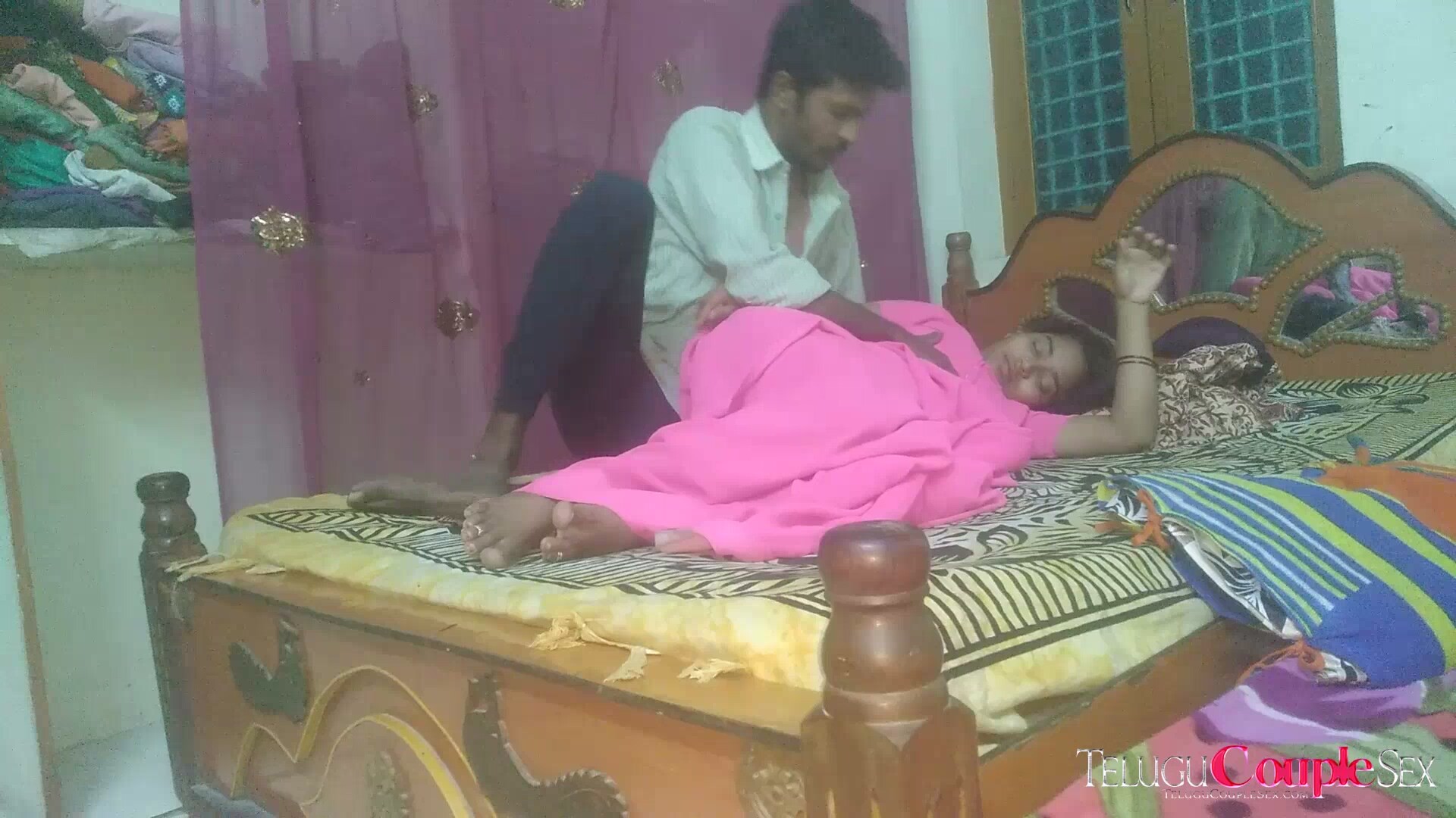 Desi Telugu Couple Celebrating Anniversary Day With Hot In Various Positions