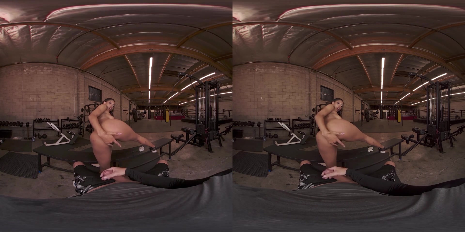 September Reign in Hard 'Core' Training VR Porn Video - VRBangers