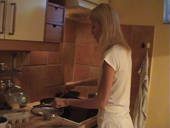 Golden-Haired cutie sucks and bonks massive dilettante schlong