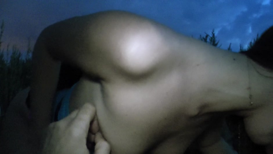 Lusty bitch gets ravished in a public park