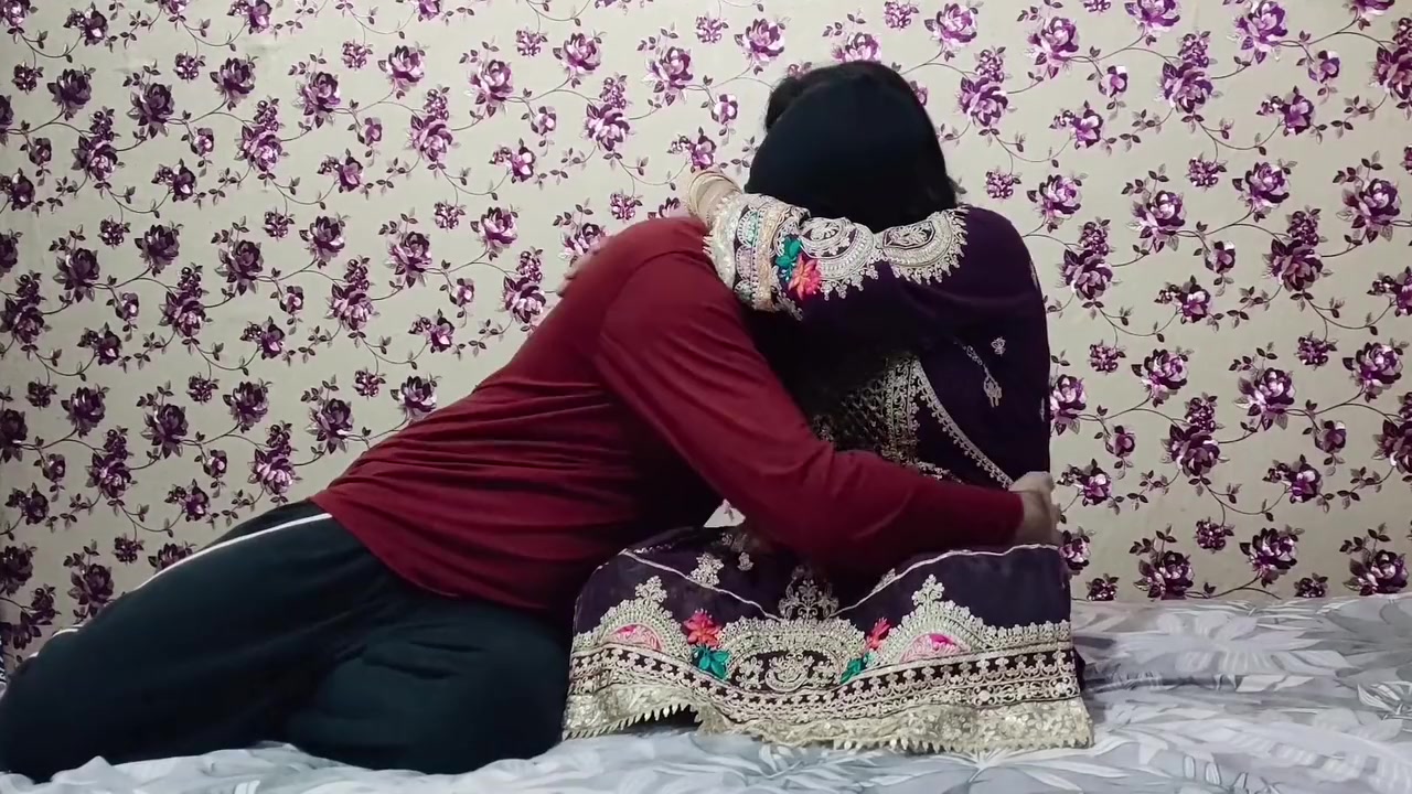 Indian Desi Sexy Bride With Her Husband On Wedding Night