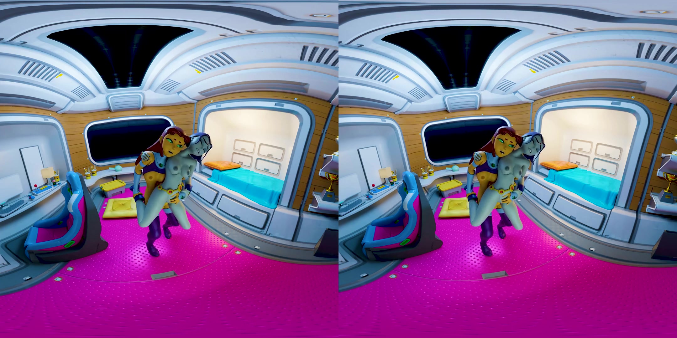 Starfuta and Raven - CGI Futanari Fantasy 3D Porn