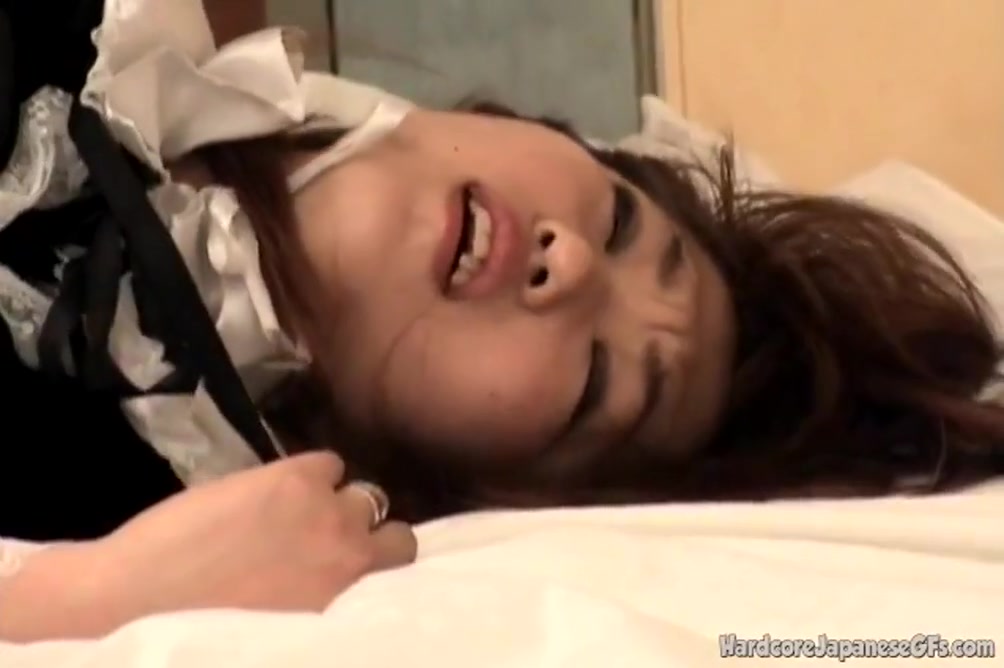 Toyed teen 18+ Asian Maid