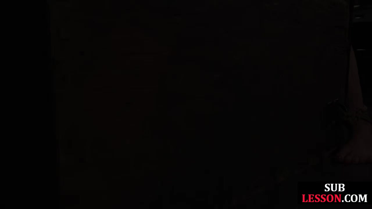 BDSM spanked MILF gaping asshole with buttplug 4 master