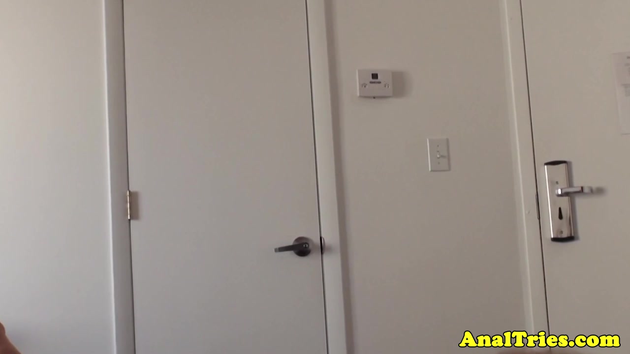 Busty girlfriend anally pounded pov by bf