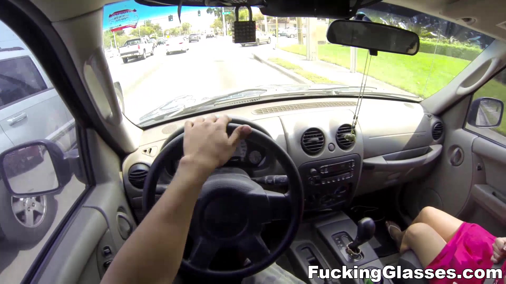 Fucking Glasses - Ashley Stone - BJ on a ride and backy