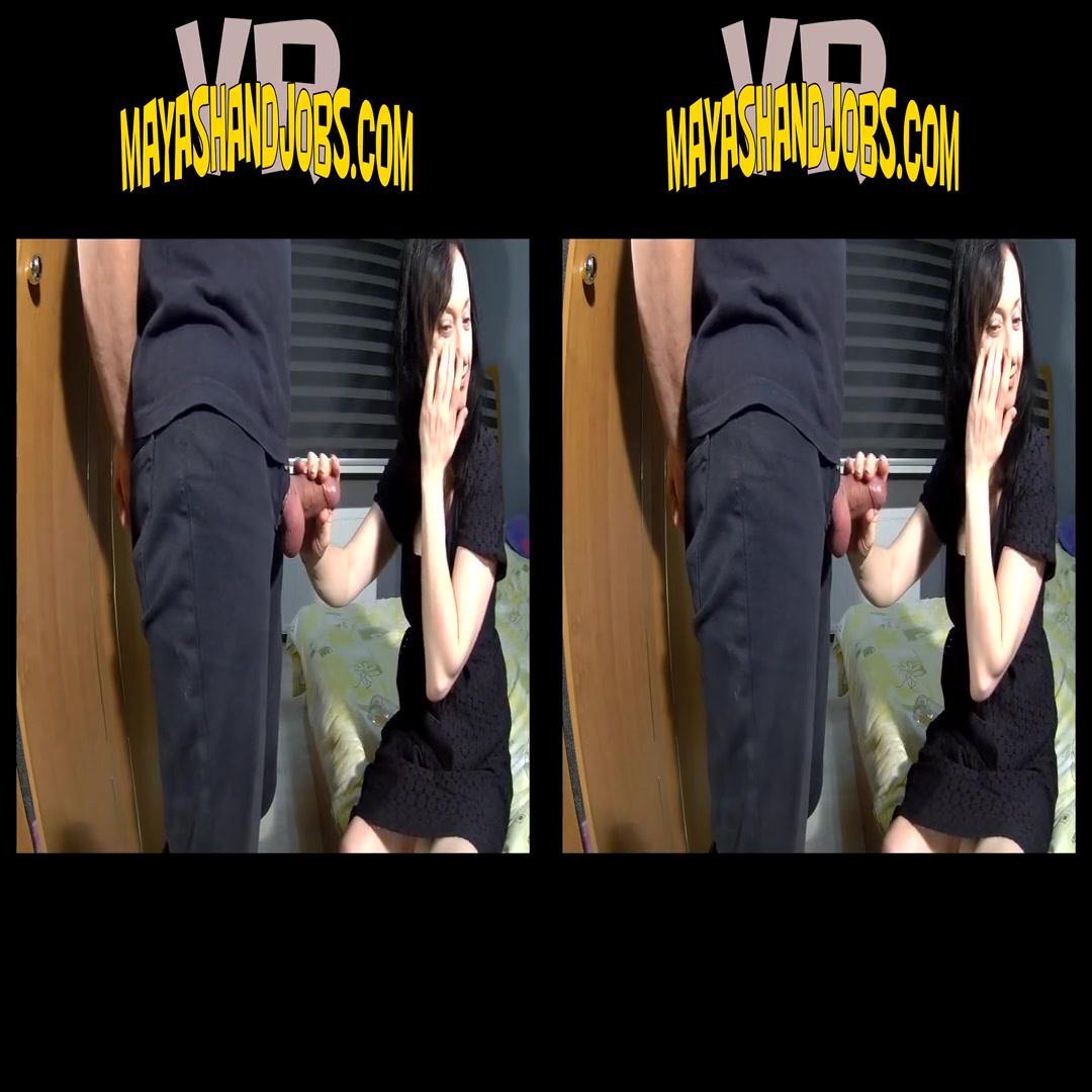Maya in Thick Cock BJ And 2 Cumshots On My Legs - MayasHandjobsVR