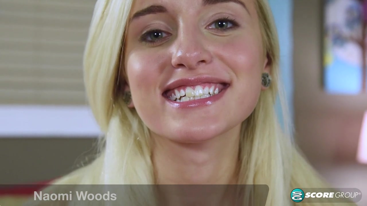 Blonde teen 18+ Naomi Woods Displays Her Tight Tanlined Body and Masturbates On-Camera - 18Eighteen