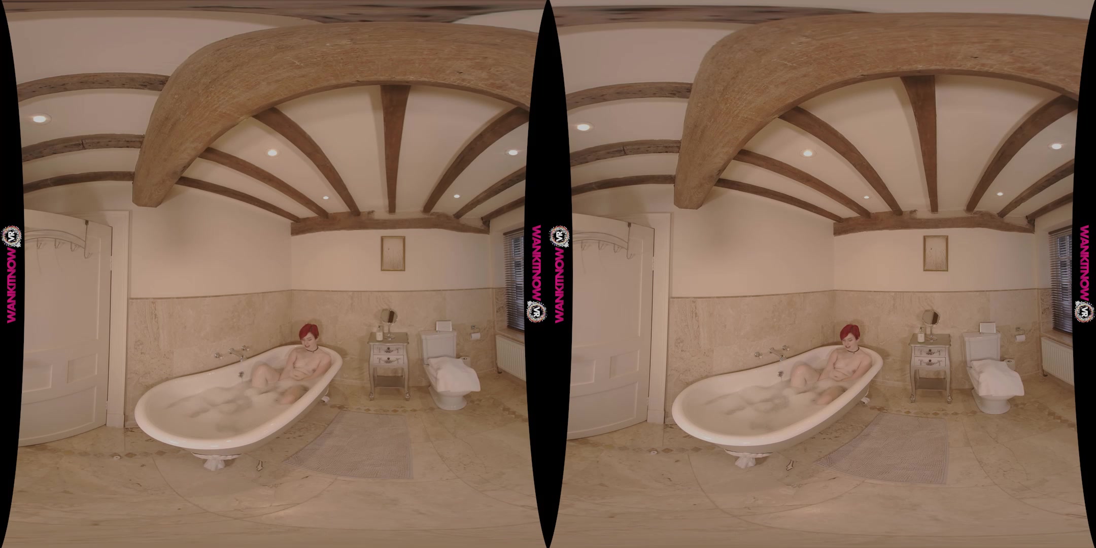 Bath time Submissive featuring Olivia Kinks - WankitNowVR