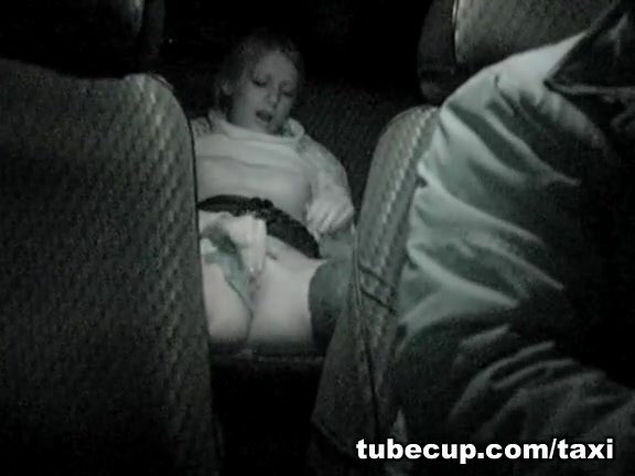 Awesome cam masturbation on taxi back seat