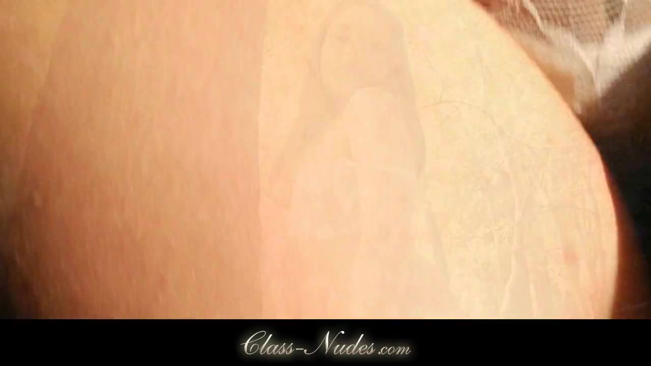 Hot salacious babe stripping and masturbating