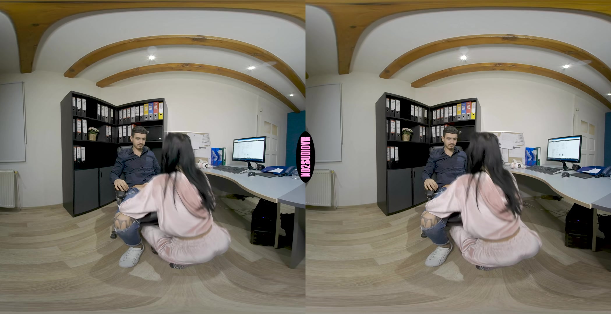At the Office - Hot Massage - No2StudioVR