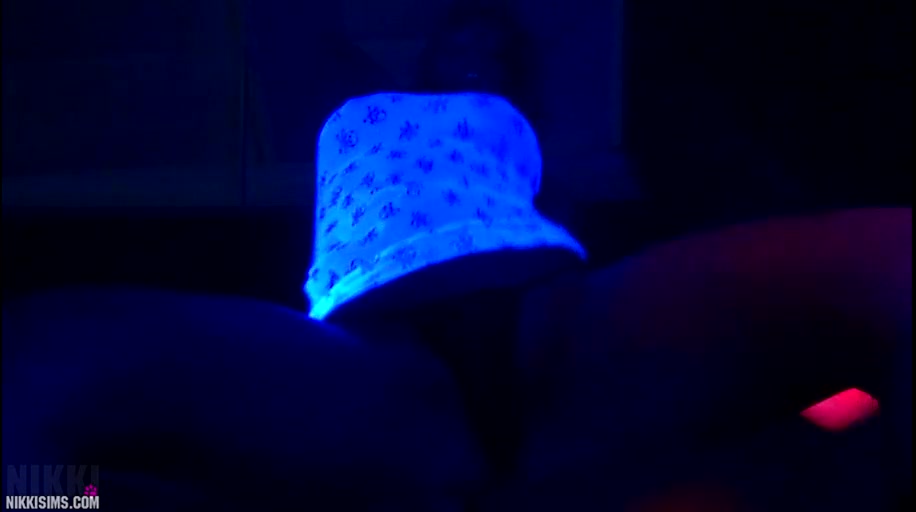 Nikki Black Light Stripper Video