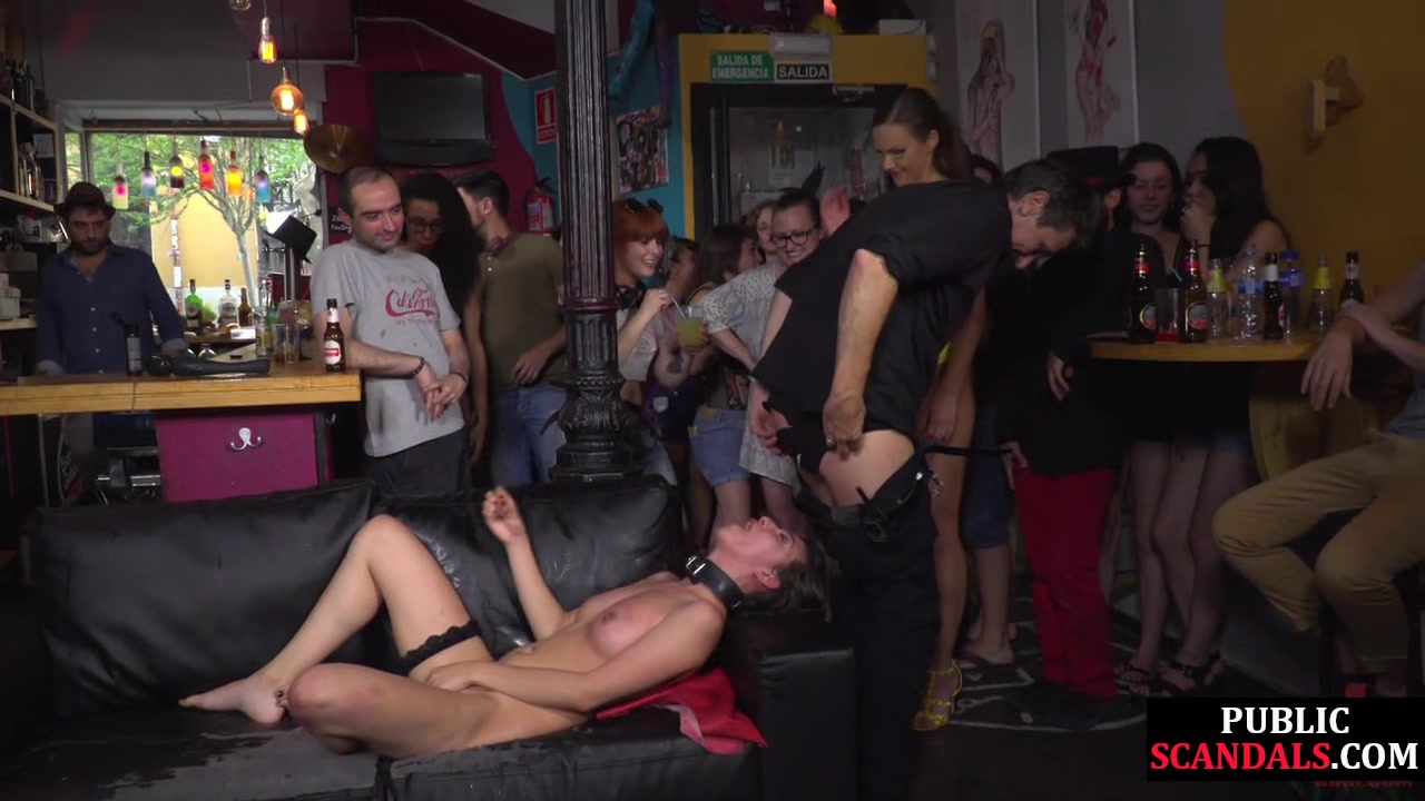 Public whipped and humiliated slut rims mens assholes