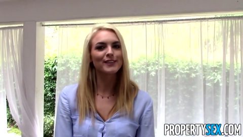 PropertySex Gorgeous Blonde Keira Nicole Makes Sex Video with Client