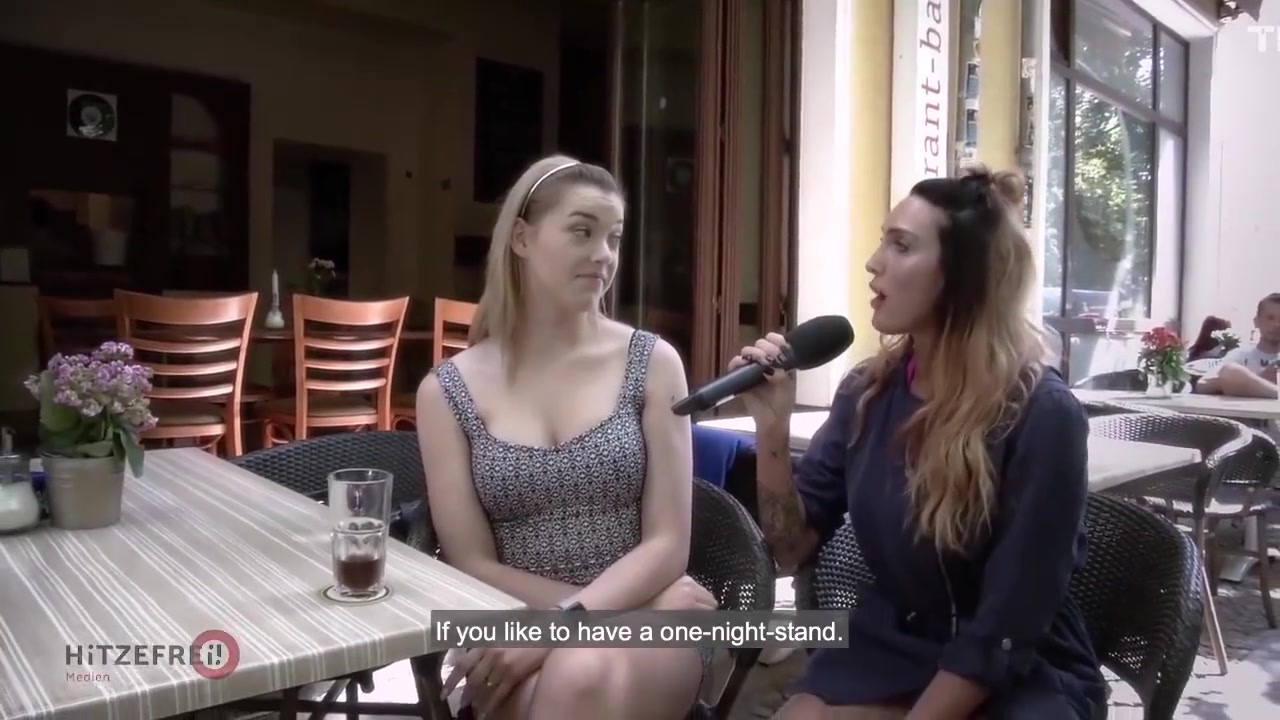 German Blonde Finds Random Guy On Street