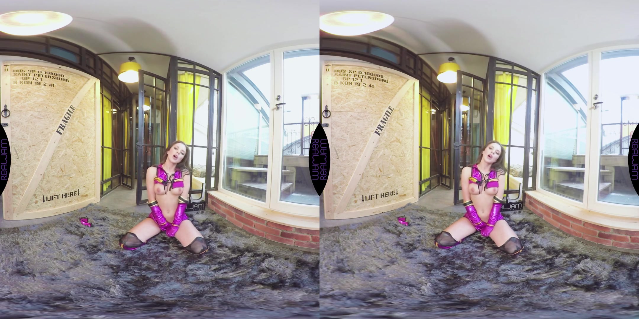 Lita Phoenix in Mileena's Warm-up - RealJamVR