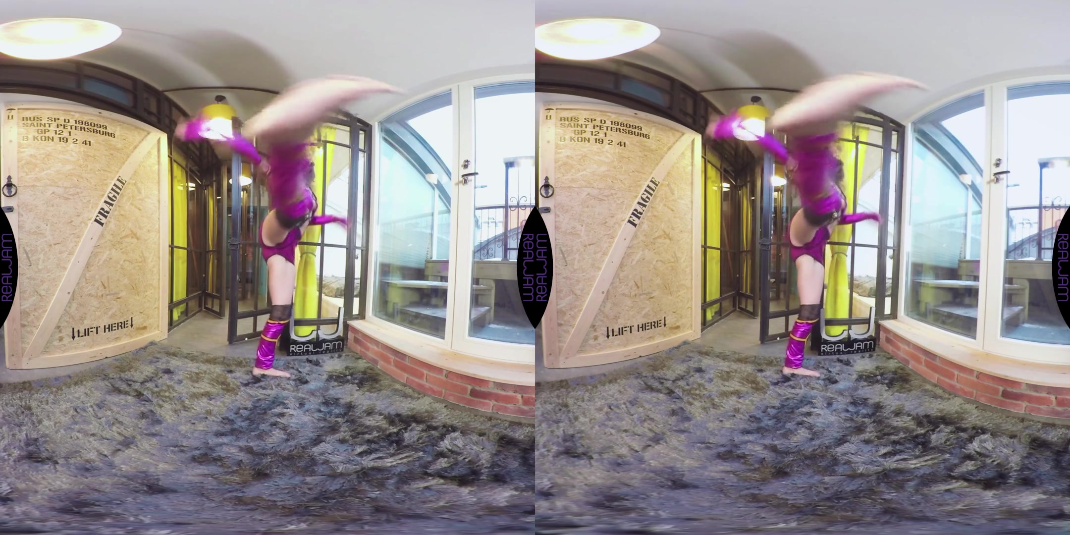 Lita Phoenix in Mileena's Warm-up - RealJamVR