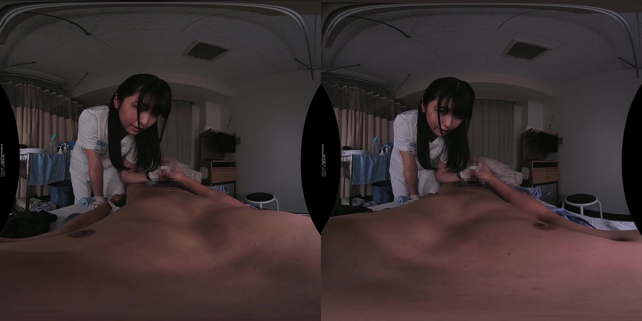 The Nurse in White Caught You Masturbating; Japanese Nurse Fetish POV