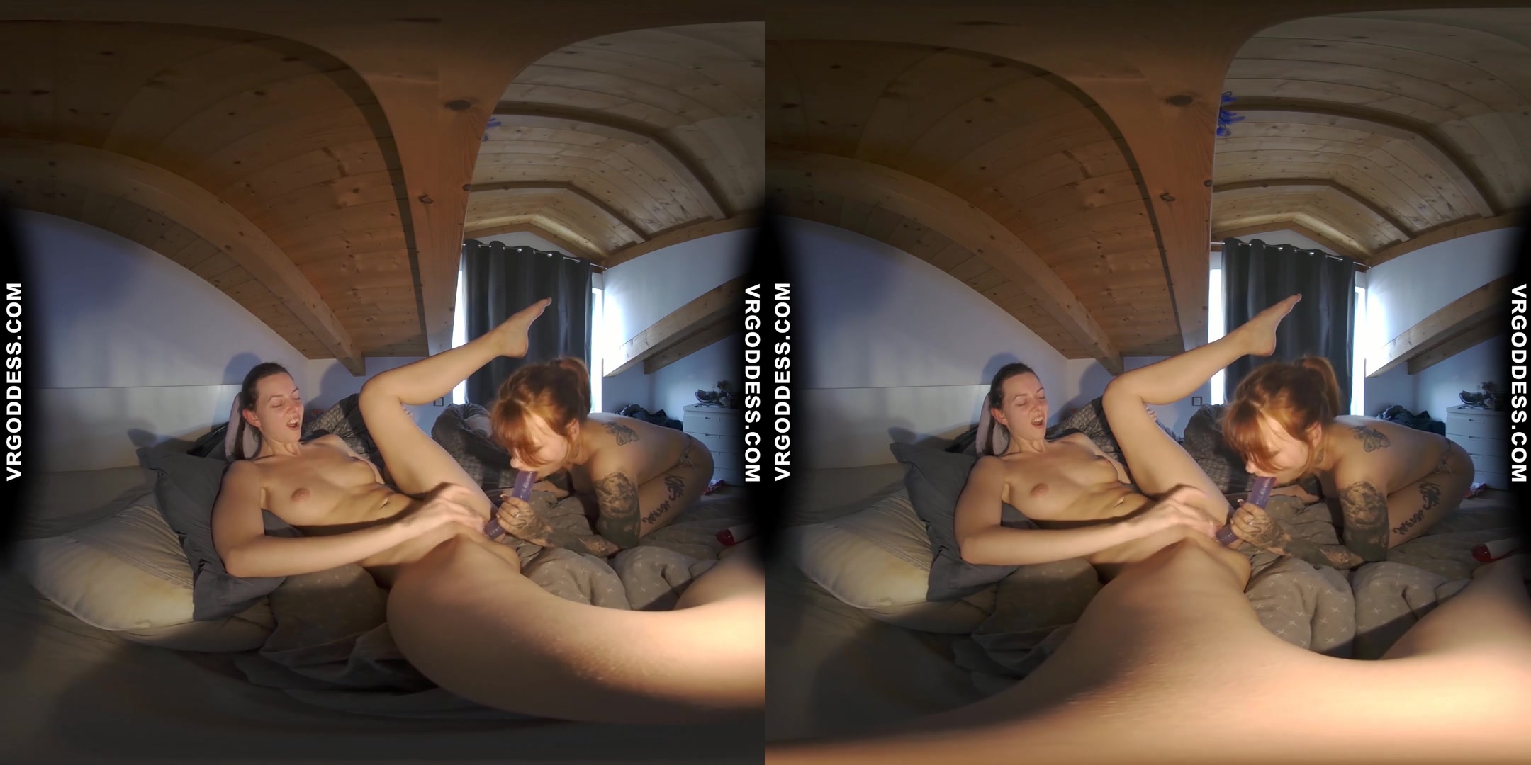Rebeka Ruby Vacation Lesbian Oral Double Dildo Sex With Cheri Sloppy Deepthroating