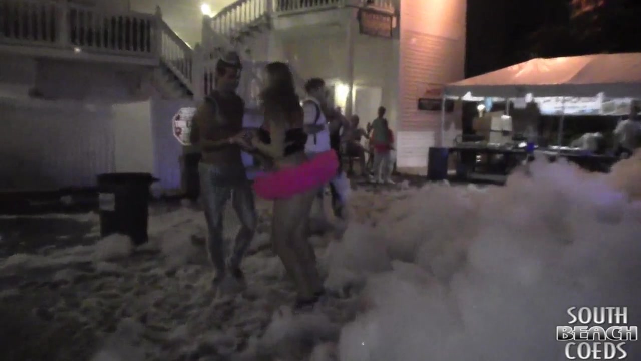 Filming in Key West Strip Club then Going to a Wild Foam Party Fantasy Fest 2014 - SouthBeachCoeds