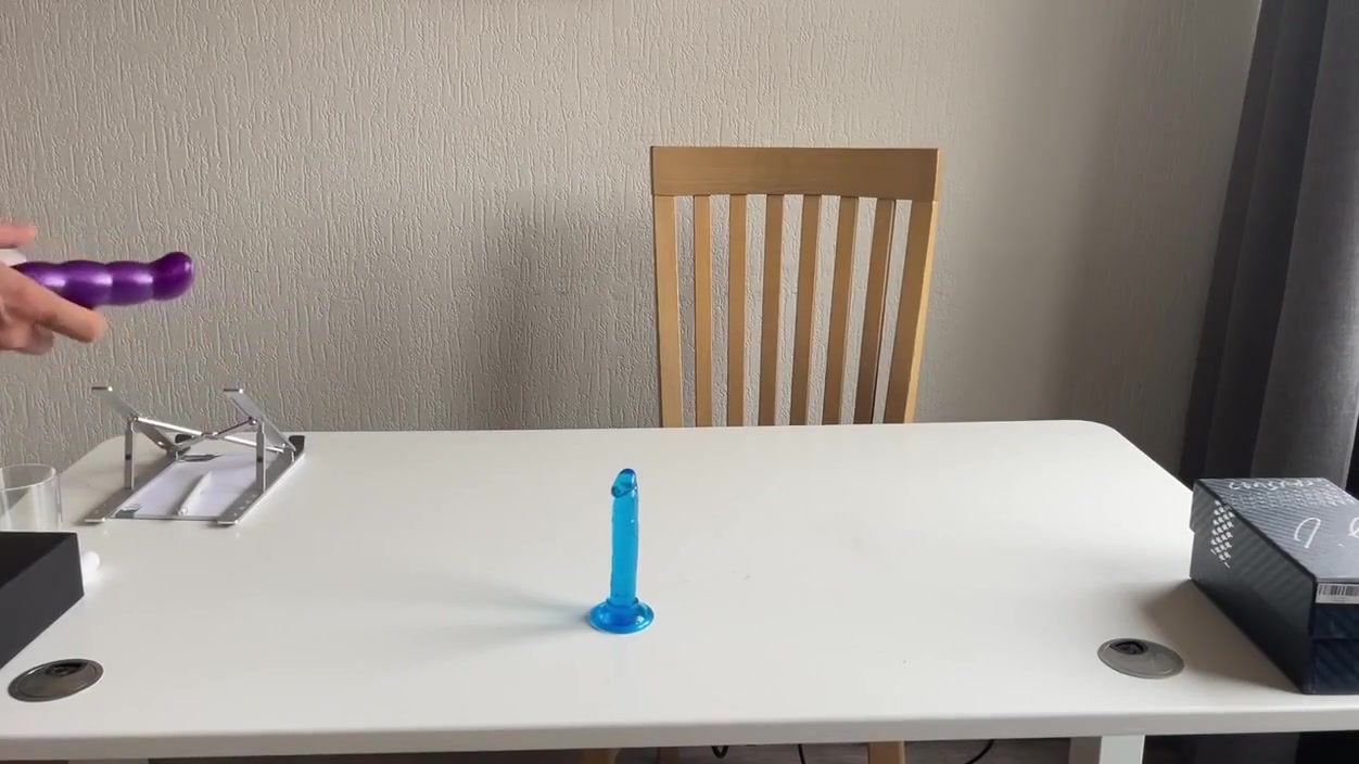 Home Office Perk: Anal Play On The Desk. Put That Dildo In The Ass