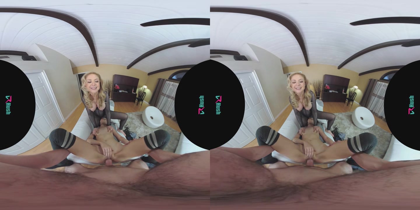 VRHUSH Naughty threesome with Nina Hartley and Eva Yi