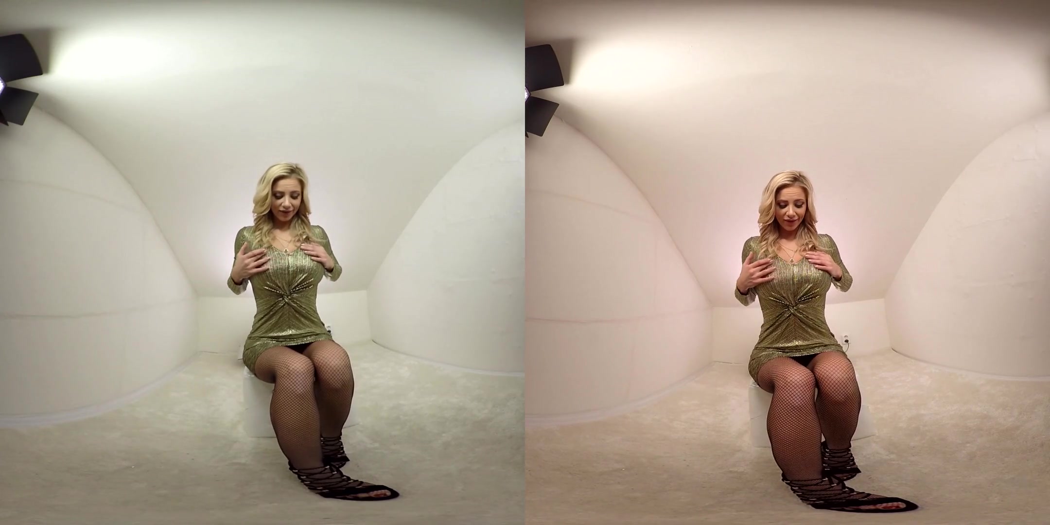 Natalie Cherie in Knockout Blonde Nathaly Cherie Toying - BravoModelsMedia