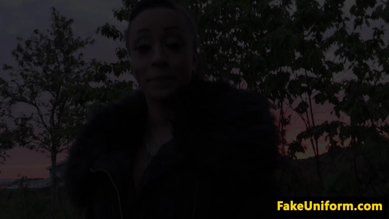 UK ebony ###ad screwed on car bonnet outdoors