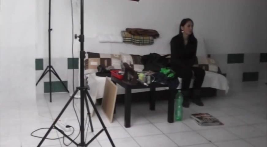 Perfect czech chick gets massage at casting