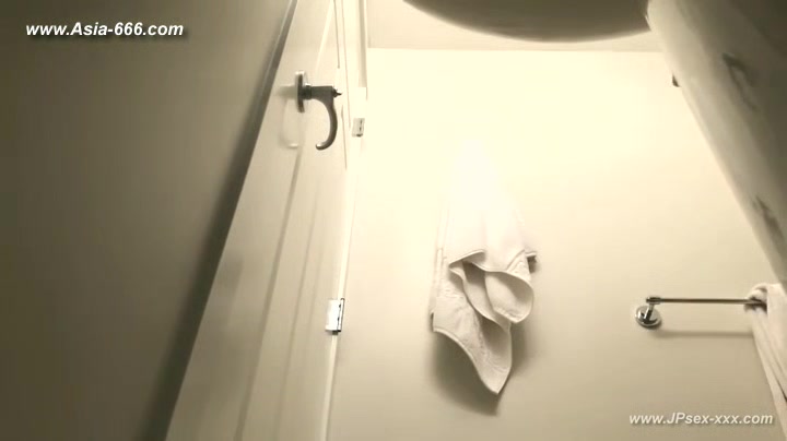 peeping blonde amateur change undies in bathroom.***