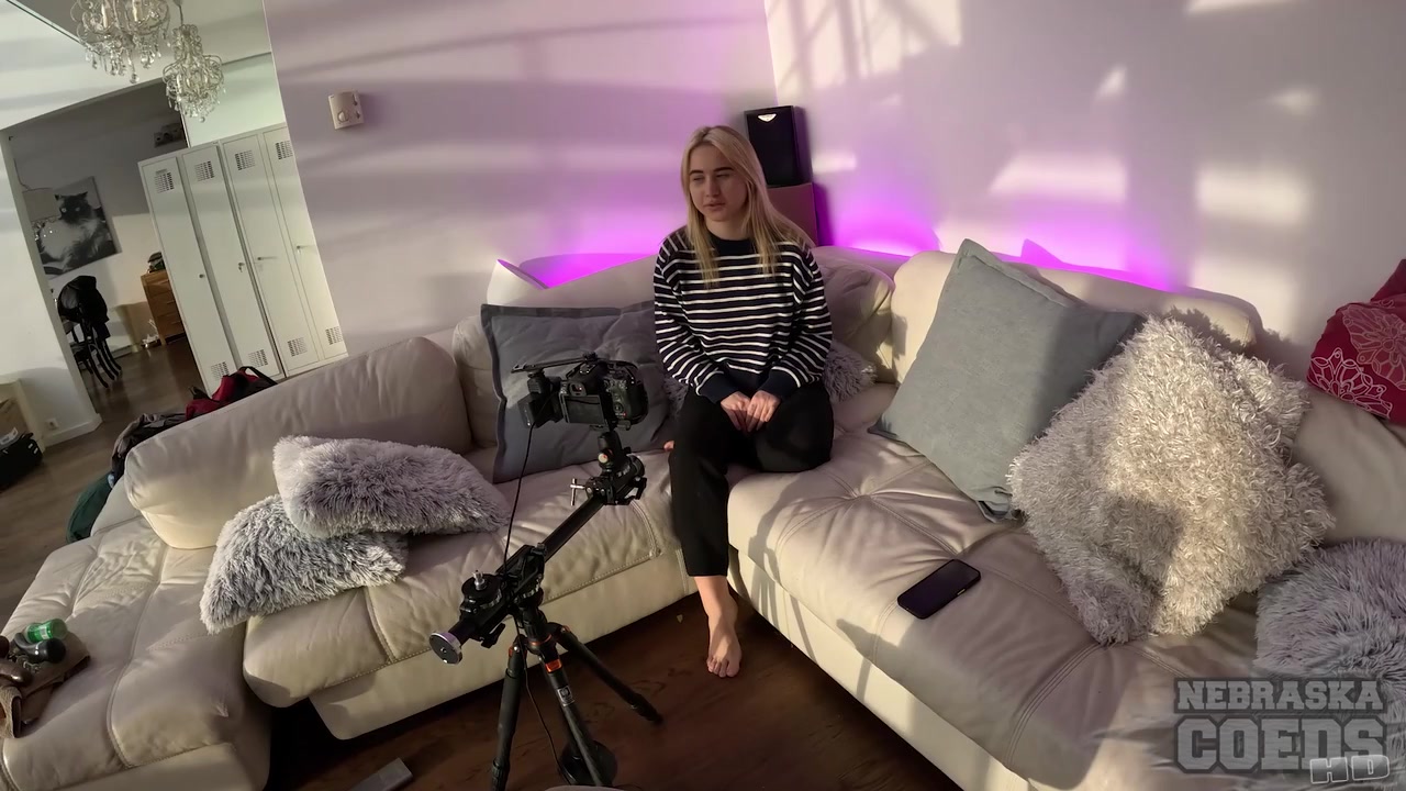 First Time Casting Couch Video With Hot New 19yo Model Named Melesa Fingering Hot Wet Teen Pussy