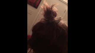 Blindfold blowjob