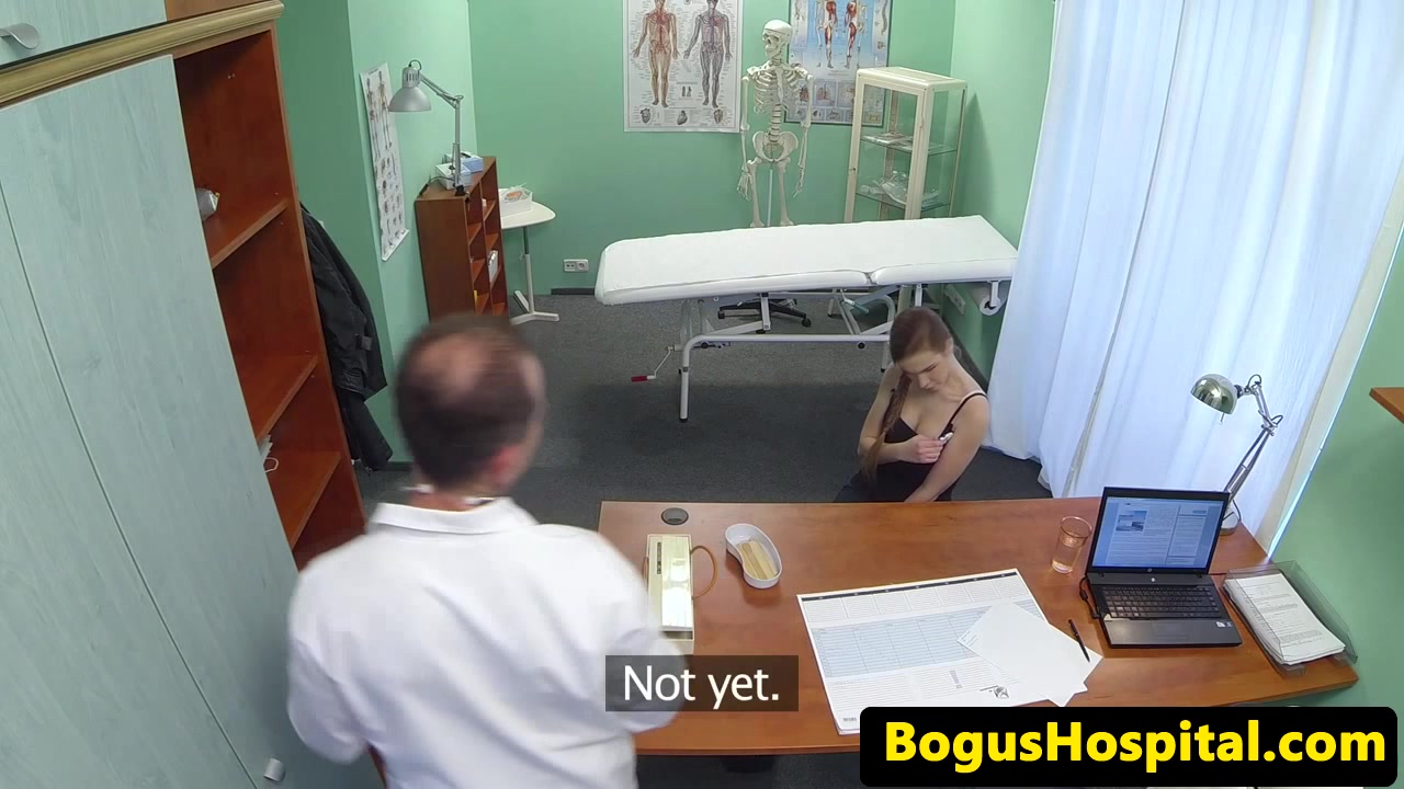 Euro patient creampied by her horny doctor