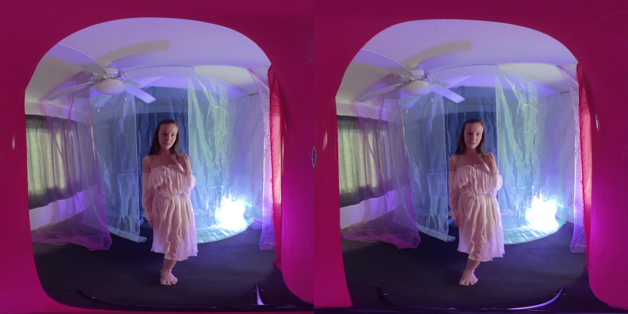 Curtains - Emily Bloom in a Solo Tease - SexLikeReal