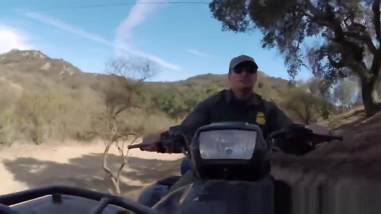 Slutty ginger babe fucked hard outdoors by police officer