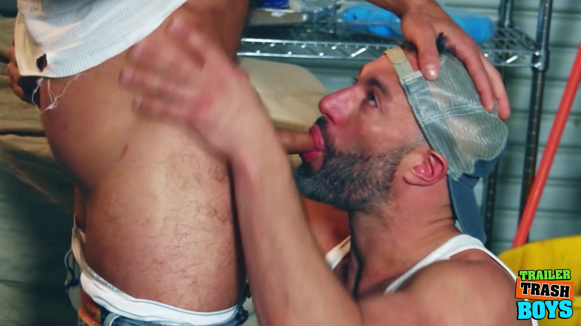 TRAILERTRASHBOYS Hairy Gays Tryp Bates And Cole Connor Raw Taboo Sex