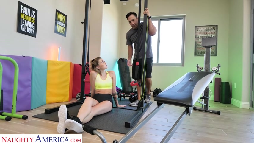 Charlotte Sins gets her workout on a cock - naughtyathletics